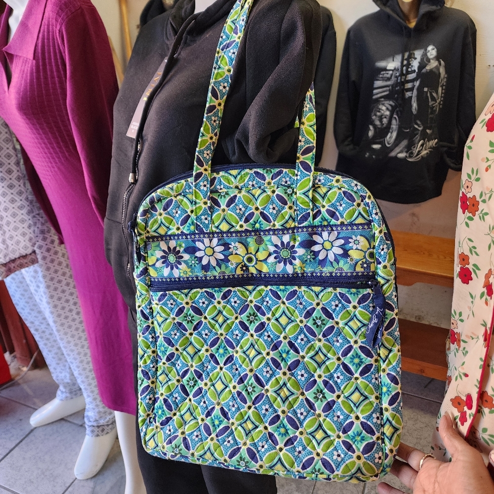 Vera Bradley Daisy Daisy Shoulder Bag / Laptop Bag -